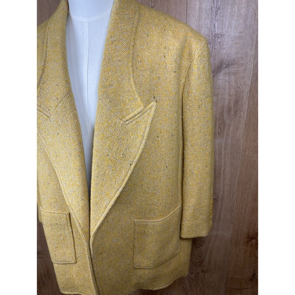 Authenticated Balenciaga Wool Blend Oversized Coat Jacket Chest 52 Retail $1500 - Picture 6 of 16